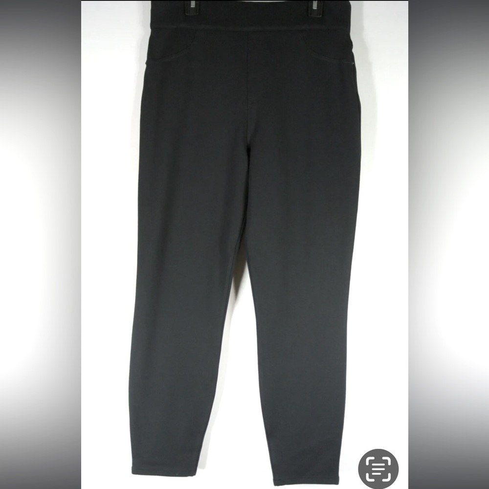 Spanx Ponte Stretch Black Pants, Size XL.